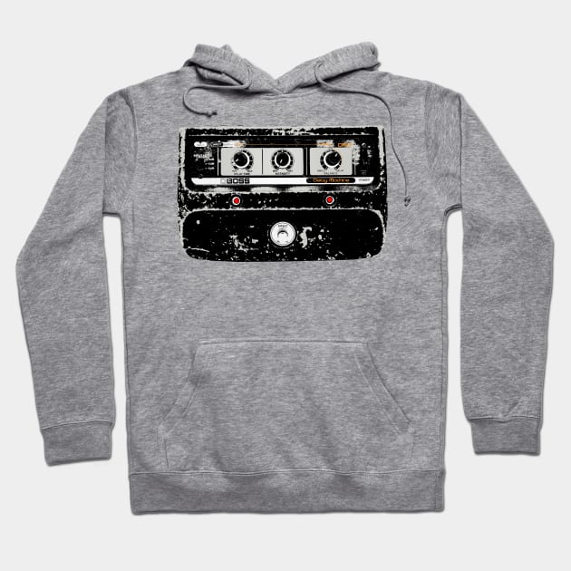 Boss Delay Machine / Guitar FX Fan Art Design Hoodie by DankFutura